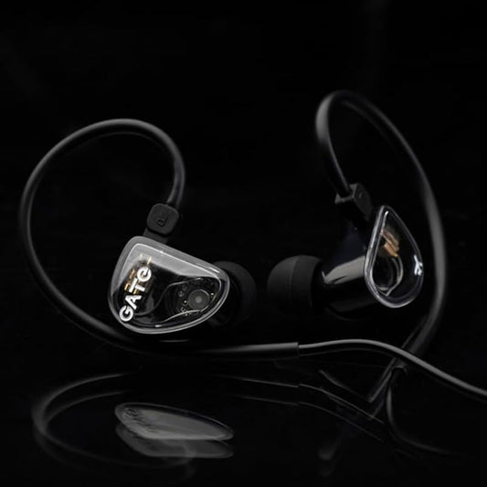 TRUTHEAR GATE IEM Headphones, 10mm Dynamic Driver, IEM, Hi-fi Sound, Microphone, Detachable Cable, Black