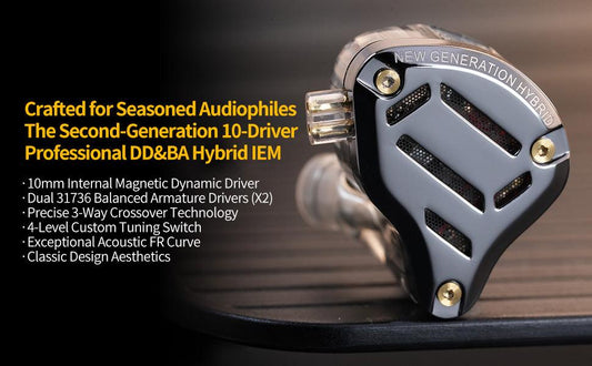 KZ ZS10 Pro 2 – Hybrid-IEM 1DD + 4BA mit Tuning