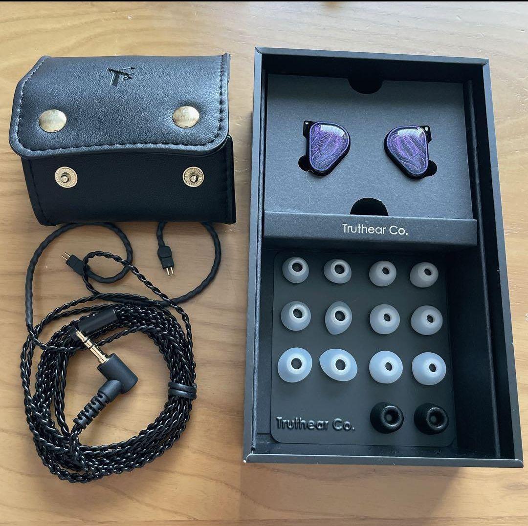 IEM TRUTHEAR x Crinacle ZERO Kopfhörer, Dual Dynamic Drivers, Hybrid, Hi-Fi-Sound, abnehmbares Kabel, Schaumstoffaufsätze, blau
