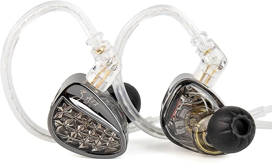 KZ ZA12 Negru – IEM hibrid 2DD + 4BA cu microfon și reglaj