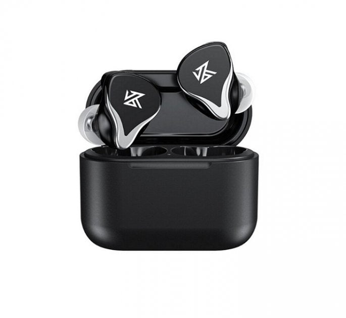 KZ Z3 Kopfhörer, TWS Qualcomm Bluetooth 5.2, aptX, 1BA+1DD, Hybrid mit 4 Einheiten, mit Geräuschunterdrückung, Schwarz
