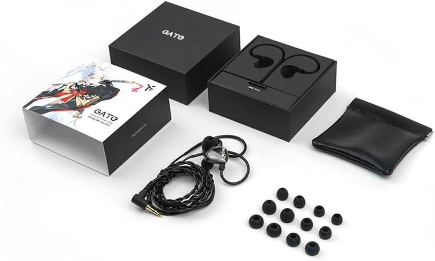 Truthear Gate Negru – IEM dinamic de 10 mm cu microfon