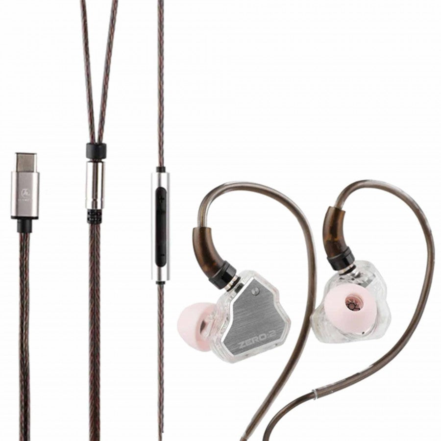 7HZ x Crinacle ZERO II, In-Ear-Monitor, USB-C, 10-mm-Treiber, HD-Mikrofon, Hi-Fi-Klang, kristallklar