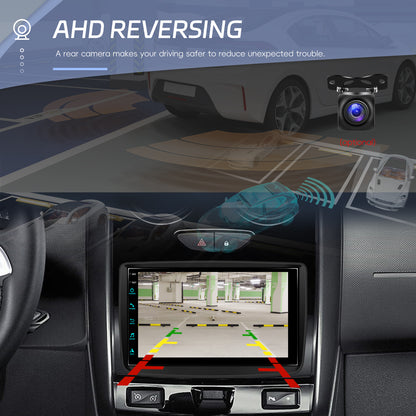 Android-Navigation SonorX A4233, Android 15-System, für Dacia und Renault, 7-Zoll-IPS-Bildschirm, 2 GB + 64 GB, CarPlay, Android Auto, Bluetooth, Wi-Fi, GPS, Schwarz