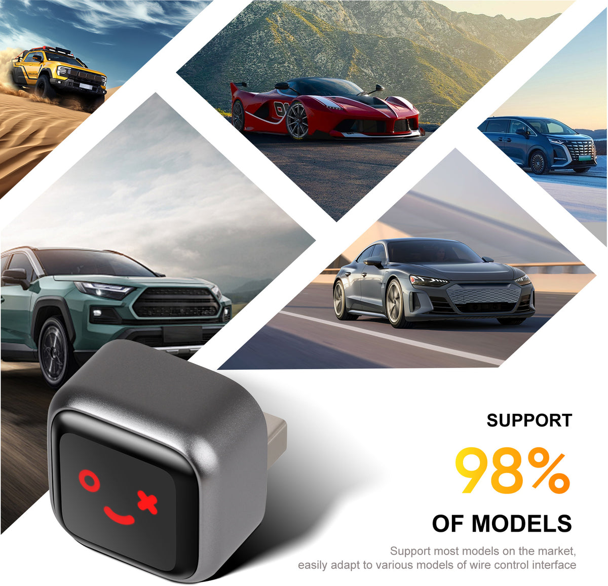 Sonorix A4390 Kabelloser Auto-Carplay-Adapter, BT 5.0, Wi-Fi 5,8 GHz
