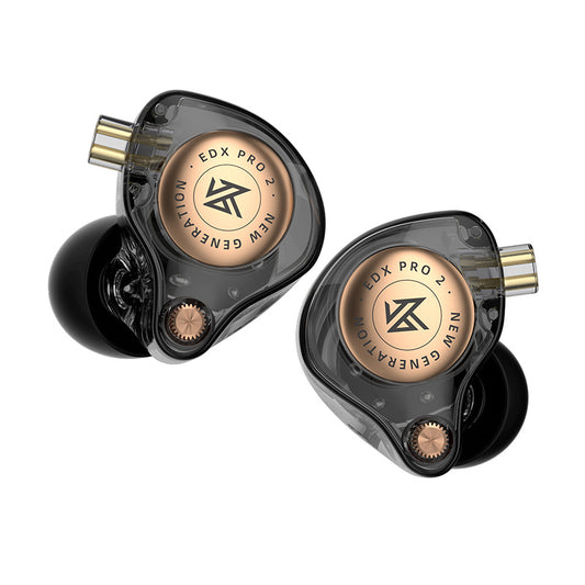KZ EDX Pro 2 Schwarz – 10 mm dynamischer IEM mit Dual-Mikrofon