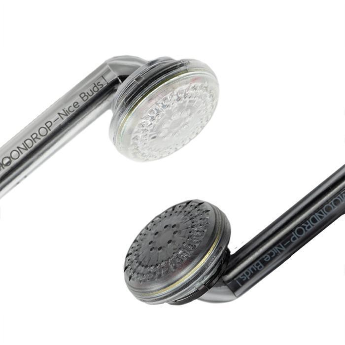 MOONDROP Nice Buds IEM, Driver Dinamic 15.4mm conectare Jack 3.5mm , cablu cu Microfon, Cristal