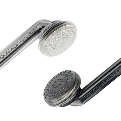 MOONDROP Nice Buds IEM, Driver Dinamic 15.4mm conectare Jack 3.5mm , cablu cu Microfon, Cristal