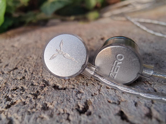 TANCHJIM ZERO Headphones, 10mm Dynamic, In-Ear Monitor IEM, with microphone, DSP, USB-C, Silver