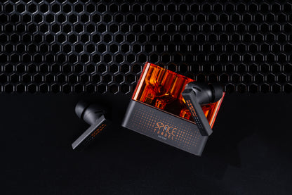 Moondrop Space Travel IEM-Kopfhörer, TWS, Bluetooth 5.3, 13 mm dynamischer Treiber, IEM, ANC, SBC, AAC-Rauschunterdrückung, Schwarz