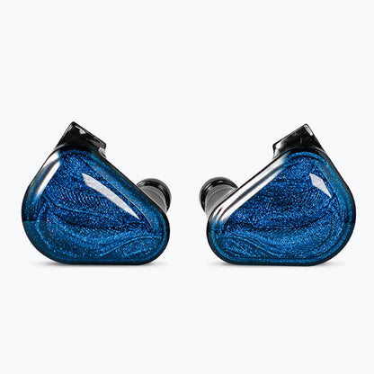 IEM TRUTHEAR x Crinacle ZERO Kopfhörer, Dual Dynamic Drivers, Hybrid, Hi-Fi-Sound, abnehmbares Kabel, Schaumstoffaufsätze, blau