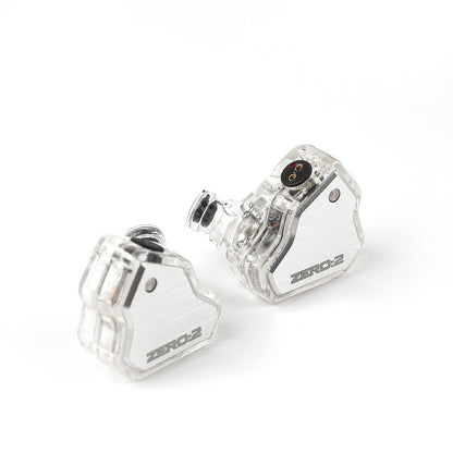 7 Hz x Crinacle Zero 2, 10 mm dynamic driver, detachable cable with OFC wire, Hi-Fi Sound jack 3.5, IEM, Crystal