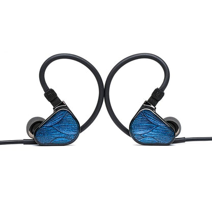 IEM TRUTHEAR x Crinacle Zero BLUE2, Dual Dynamic Driver, cablu detasabil cu microfon si fara micron, IEM, HI-FI Bass, Dopuri din Spuma, Albastru