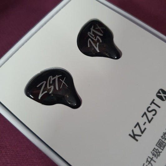 KZ ZST X Kopfhörer, 1BA+1DD, Hybrideinheit, In-Ear, HIFI Bass Sports, Mikrofon, Schwarz
